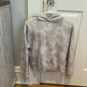 purple and white comfy sweatshirt size small